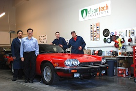 Lloyd Tran team Electric Jaguar XJS